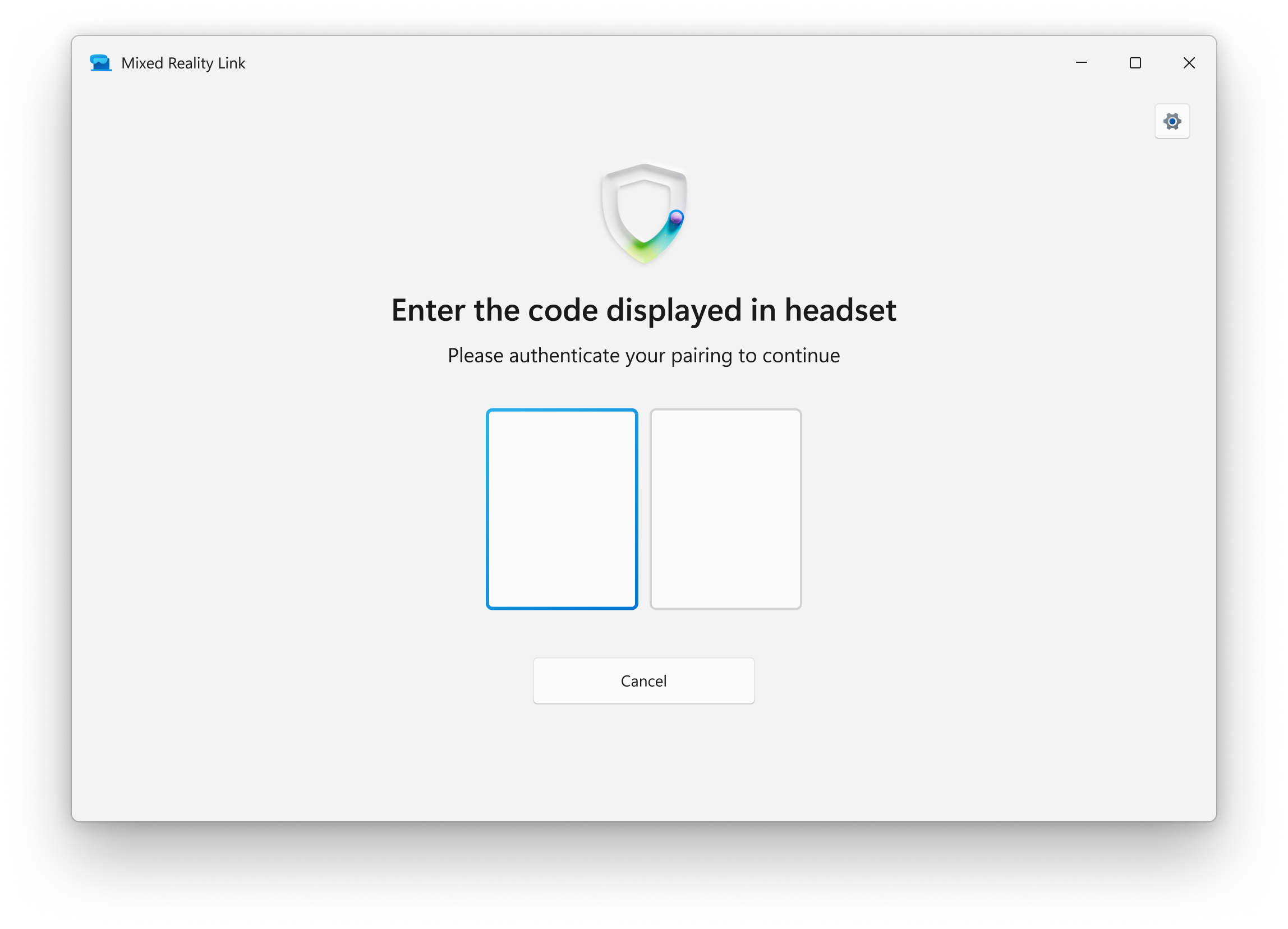 PIN entry