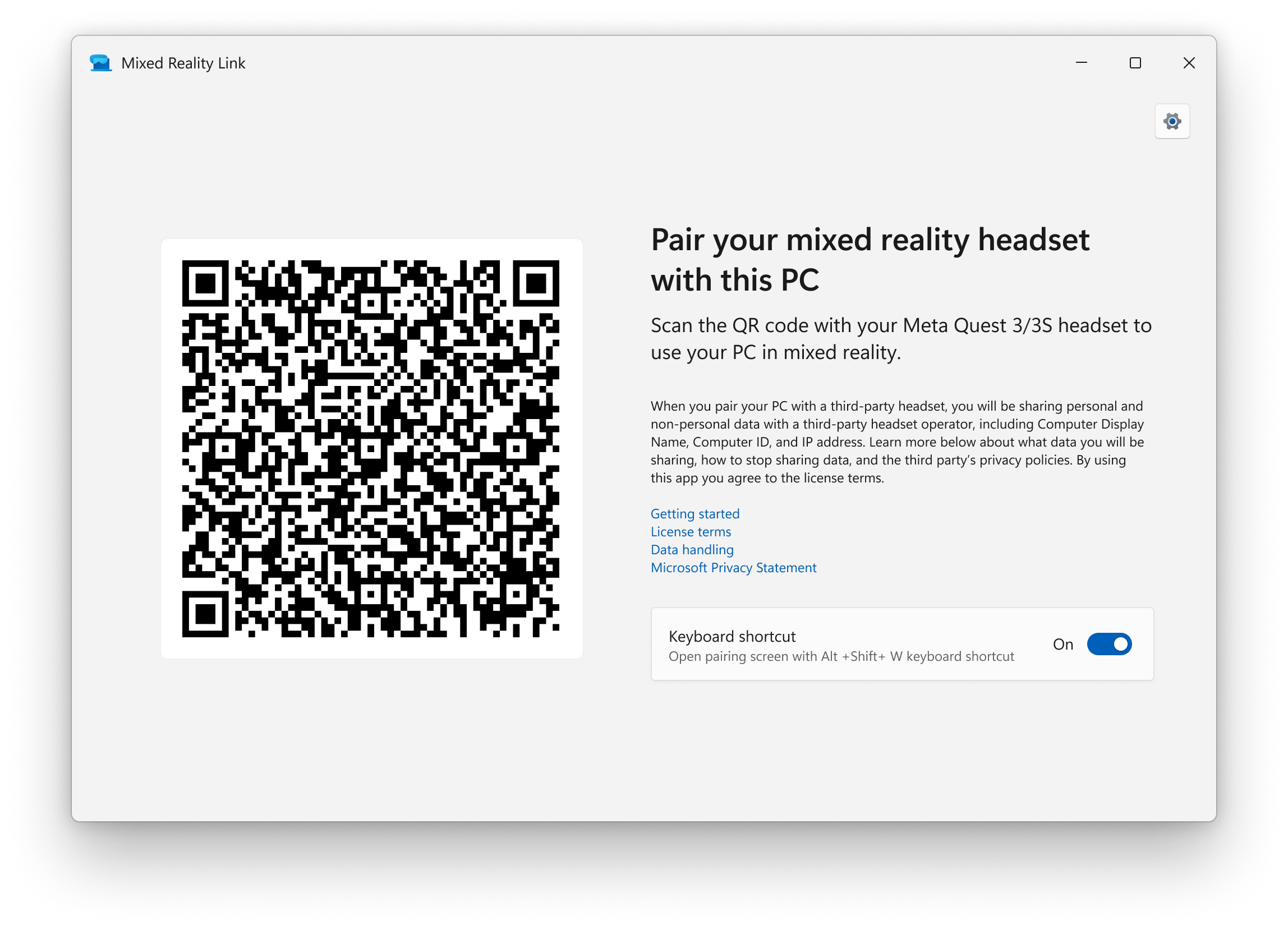Mixed Reality Link